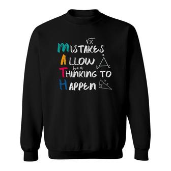 Funny Science Teacher Men Women Boys Best Math Teacher Sweatshirt | Mazezy