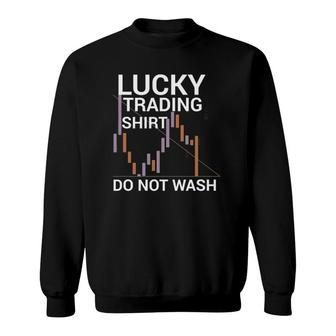 Funny Stock Market Traders Gift Capitalist Lucky Trading Sweatshirt | Mazezy