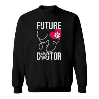 Future Dogtor - Veterinarian Veterinary School Vet Tech Sweatshirt | Mazezy