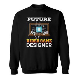 Future Video Game Designer Controller Gamer Console Sweatshirt | Mazezy AU