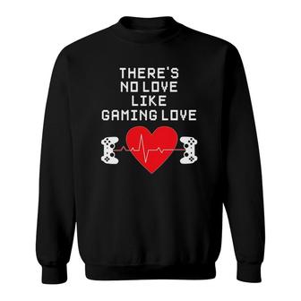 Gaming Couple Gamer Couple Valentine's Day Gift Sweatshirt | Mazezy CA