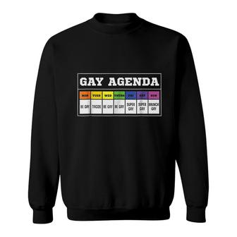 Gay Agenda Sweatshirt | Mazezy