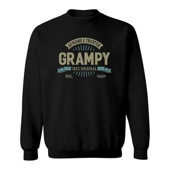 Genuine Grampy Top Great Gifts For Grandpa Fathers Day Men Sweatshirt | Mazezy