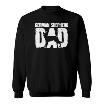 German Shepherd Dad Dog Lover Father's Day Sweatshirt | Mazezy