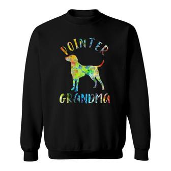 German Shorthaired Pointer Grandma Pointer Grandma Dog Sweatshirt | Mazezy