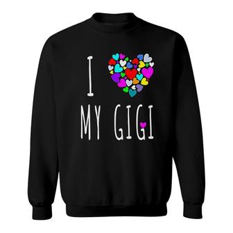 Gigi I Love My Gigi Grandma Sweatshirt | Mazezy