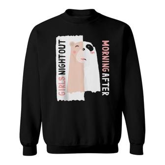 Girls Night Out Morning After Makeup Artist Sweatshirt | Mazezy