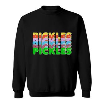 Girls Pickles Gift For Pickle Lovers Sweatshirt | Mazezy