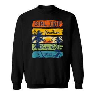 Girls Trip Key West Florida 2022 Vacation Friend Girls Sweatshirt - Thegiftio UK