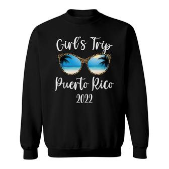 Girls Trip Puerto Rico 2022 Beach Sunglasses Sprint Summer Sweatshirt - Thegiftio UK