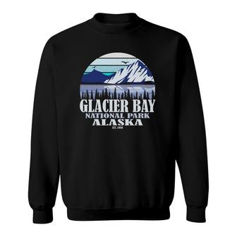 Glacier Bay National Park Alaska Est 1980 Retro Vintage Sweatshirt | Mazezy