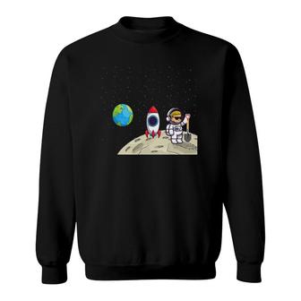 Gme On Moon Wsb Stonk Hodl Sweatshirt | Mazezy