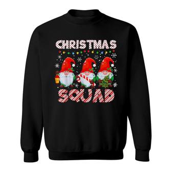Gnome Christmas Squad Family Xmas Holiday Sweatshirt | Mazezy