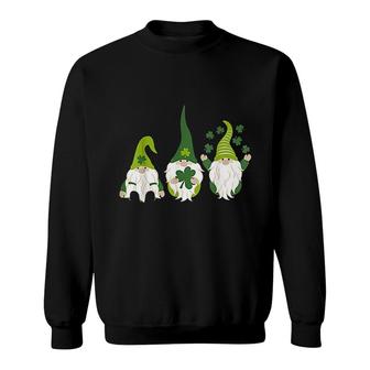 Gnome Leprechaun Tomte Green Gnomes St Patricks Day Sweatshirt - Thegiftio UK