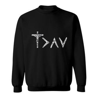 God Is Greater Than The Highs And Lows Art Sweatshirt - Thegiftio UK