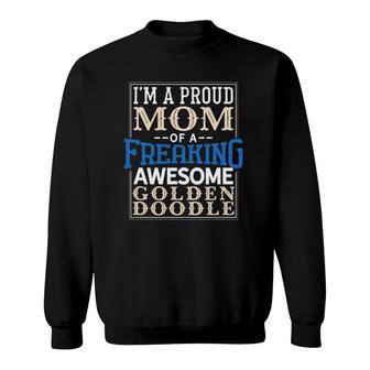 Goldendoodle Mom Funny Mother's Day Doodle Dog Proud Sweatshirt | Mazezy