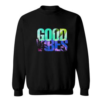 Good Vibes Positive Vibes Only Sweatshirt - Thegiftio UK