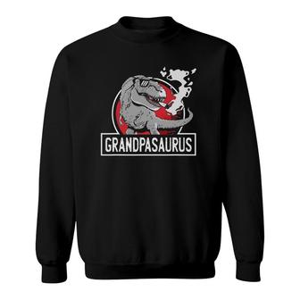 Grampasaurus Rex Grandfather Grampa Dinosaurs Grandpasaurus Sweatshirt | Mazezy
