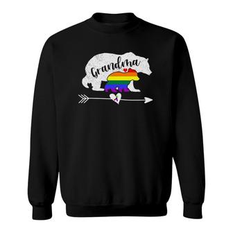 Grandma Bear Lgbt Rainbow Pride Gay Lesbian Mama Gift Sweatshirt | Mazezy