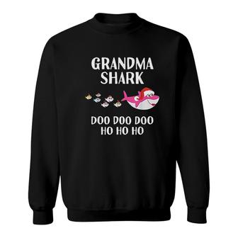 Grandma Claus Shark Sweatshirt | Mazezy
