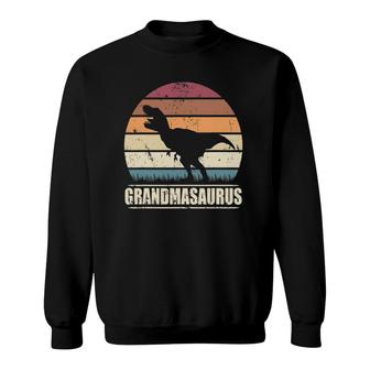 Grandma Saurus Rex Dinosaur Grandmother Grandmasaurus Sweatshirt | Mazezy UK