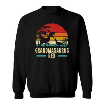 Grandmasaurus Dinosaur Grandmotherrex Mother's Day Gift Sweatshirt | Mazezy