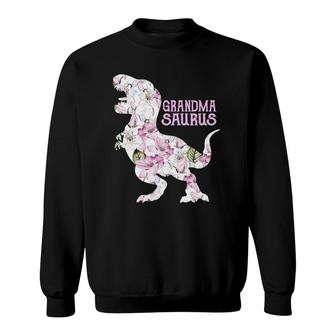 Grandmasaurus Nana Dinosaur Mothers Day Grandma Saurus Sweatshirt | Mazezy
