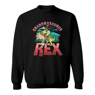 Grandmasaurus Rex Sweatshirt | Mazezy
