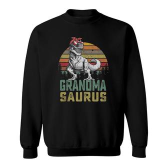 Grandmasaurusrex Dinosaur Grandma Saurus Mothers Day Sweatshirt | Mazezy