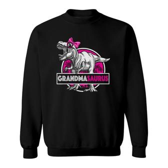 Grandmasaurusrex Funny Grandma Saurus Dinosaur Sweatshirt | Mazezy
