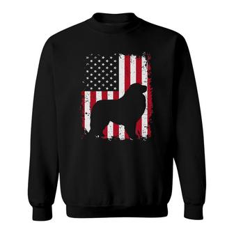 Great Pyrenees 4Th Of July American Usa Flag Dog Gift Sweatshirt | Mazezy