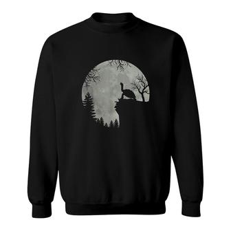 Green Sea Turtle Ocean Turtle Howling Sweatshirt | Mazezy