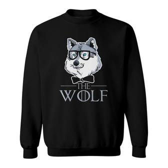 Groom Bachelor Party Wolf Wedding Funny Humor Gift Sweatshirt | Mazezy