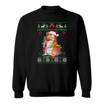 Guinea Pig Animal Ugly Christmas Puppy Animal Sweatshirt | Mazezy