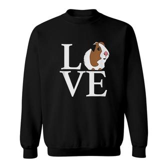 Guinea Pig Love Guinea Pig Sweatshirt | Mazezy