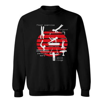 Gymnastics Events Sweatshirt | Mazezy
