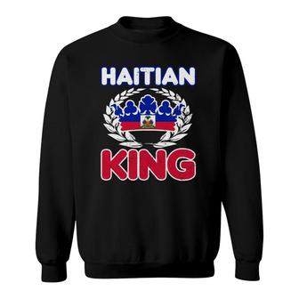 Haitian King Design Haiti Flag Sweatshirt | Mazezy
