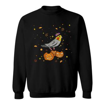 Halloween Cockatiel Sweatshirt | Mazezy