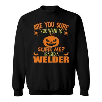 Halloween Welder Sweatshirt | Mazezy