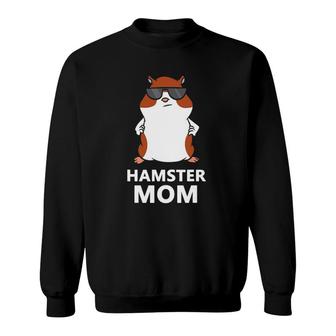 Hamster Mom Funny Hamster Mom Sweatshirt | Mazezy