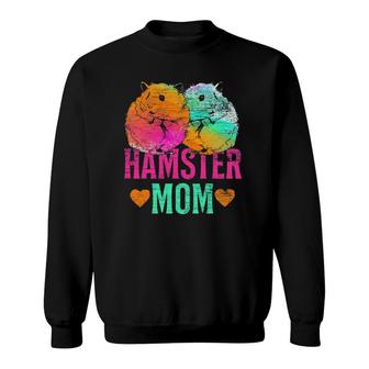 Hamster Mom Happy Mother's Day Sweatshirt | Mazezy