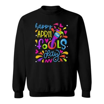 Happy April Fool's Day 1St April Prank Typo Gift Sweatshirt | Mazezy