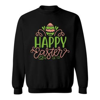 Happy Easter Funny Eggs Sweatshirt | Mazezy