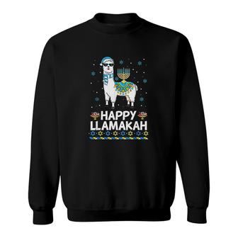 Happy Llamakah Sweatshirt | Mazezy