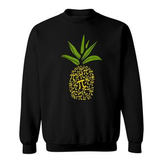 Happy Pie Day Cute Pi Pineapple 314 Funny Stem Math Teacher Sweatshirt - Thegiftio UK