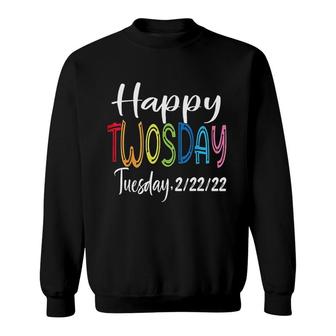 Happy Twosday Tuesday February 22Nd 2022 Numerology Sweatshirt - Thegiftio UK