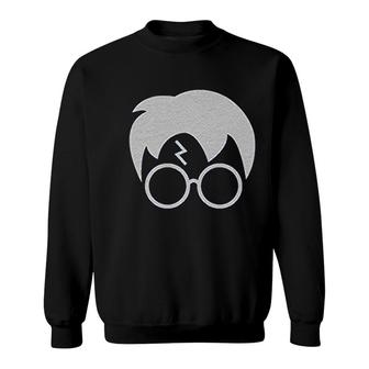 Harry Glasses Lightning Bolt Hair Youth Sweatshirt - Thegiftio UK