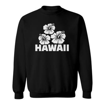Hawaii Hibiscus Premium State Of Hawaii Sweatshirt | Mazezy