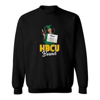 Hbcu Bound Graduation College Sweatshirt | Mazezy