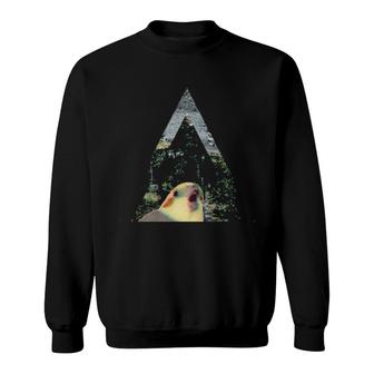 Hipster Cockatiel Sweatshirt | Mazezy